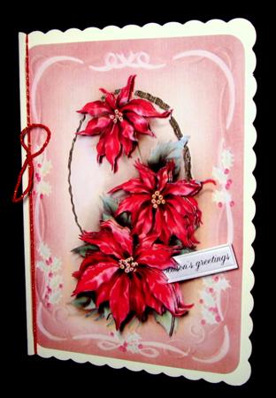 Poinsettias Quick Card by Dianne Jackson