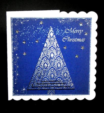Christmas Tree Card Front by Dianne Jackson