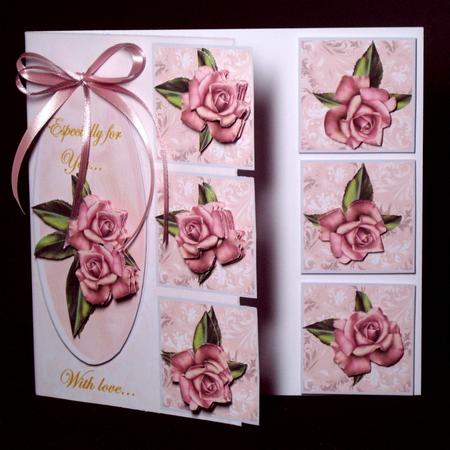 Over the Edge Heritage Roses by Dianne Jackson