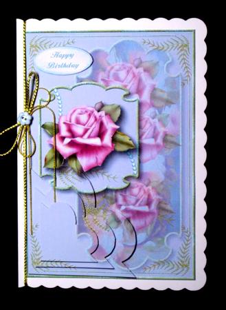 Majestic Lavender Rose Corner Stacker Topper 2 by Dianne Jackson