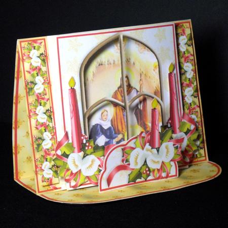 Shadow Box Easel Windows 3D Kit - Christmas Nativity by Dianne Jackson