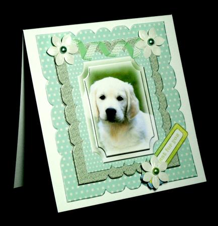 Scallop Topper Puppy Love by Dianne Jackson