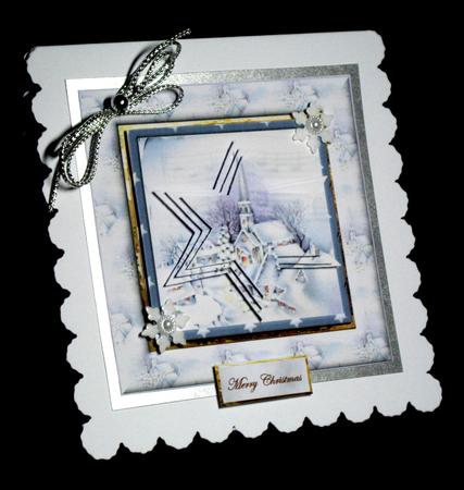 Vintage Village Church Card and Topper by Dianne Jackson