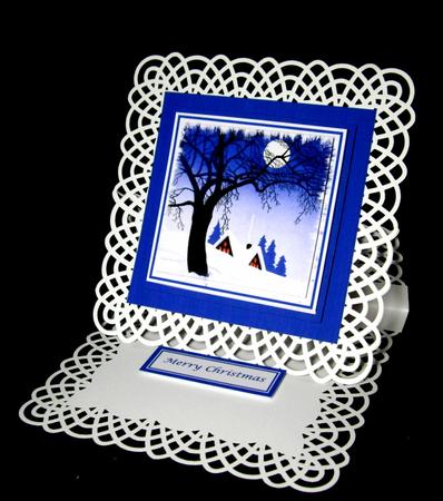 Large Wintery Blue Topper by Dianne Jackson