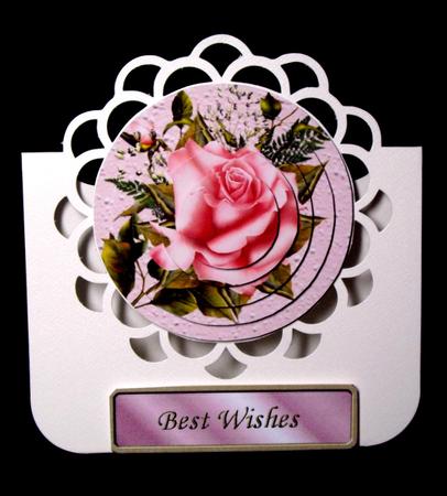Pink Rose Circle Pyrmaid by Dianne Jackson