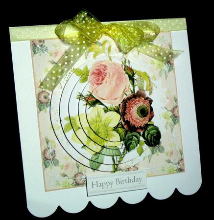 Floral Bouquet Topper & Decoupage by Dianne Jackson