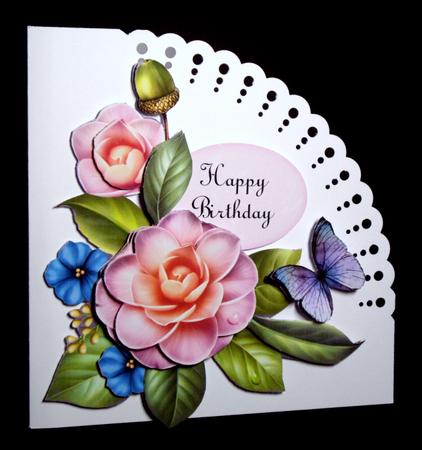 Beautiful Camellia Large Square Topper by Dianne Jackson