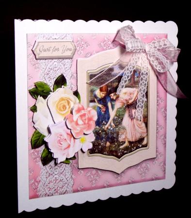 Gathering Rosebuds Vintage Art Mini Kit by Dianne Jackson