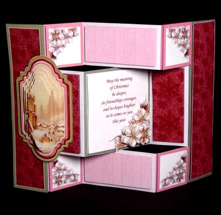 Christmas Church Glow Tri Shutter Card Mini Kit by Dianne Jackson