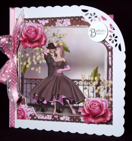 1950's the Meeting Card Front by Dianne Jackson