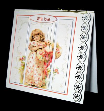 Vintage Flower Girl Tripipage by Dianne Jackson