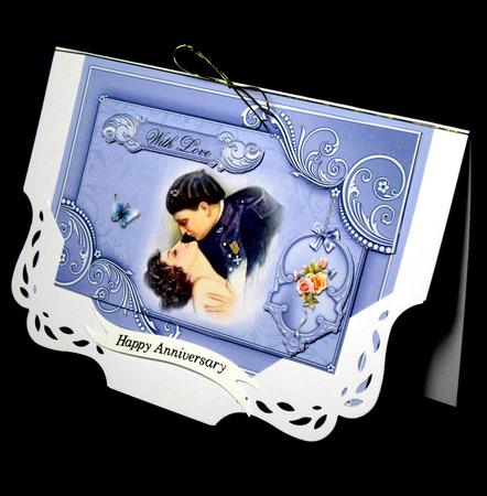 Blue & Romantic Vintage Corner Pocket by Dianne Jackson
