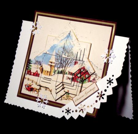 Church View from the Window Card by Dianne Jackson
