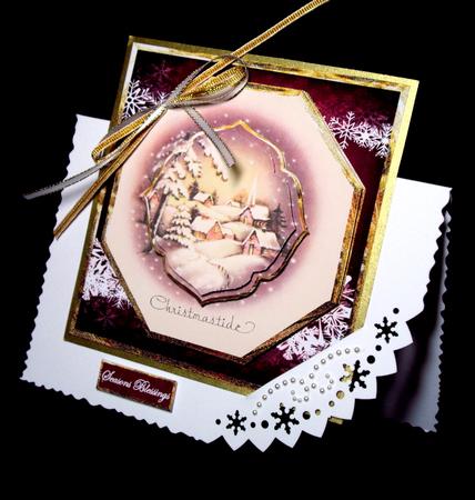 Magic of Christmas Card with a Topper by Dianne Jackson