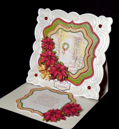 Welcome Home Christmas Bracket Topper Decoupage & Insert by Dianne Jackson