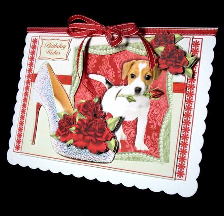 Puppies, Posies & Shoes Mini-kit - Jack Russell by Dianne Jackson