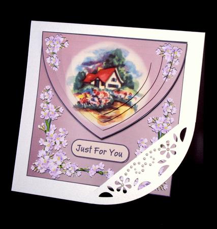 Cottage Garden Envelope Card by Dianne Jackson