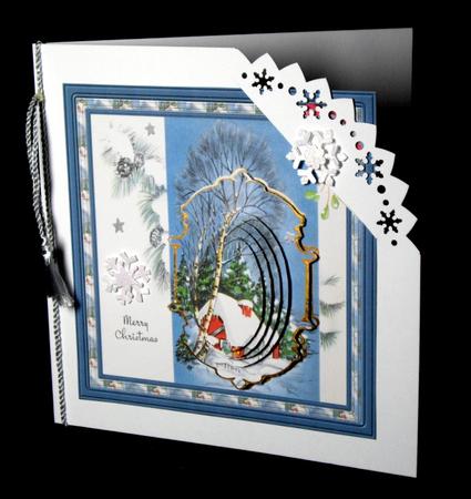 Christmas Lights at the Window Card, and Topper by Dianne Jackson