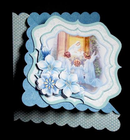 Baby Jesus Christmas Bracket Topper Decoupage & Insert by Dianne Jackson