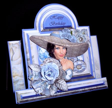 My Fair Lady - Circle-top Stepper Mini Kit - Summer Skies by Dianne Jackson
