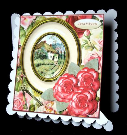 Summer Cottage Topper & Oval Pyramid & Decoupage by Dianne Jackson
