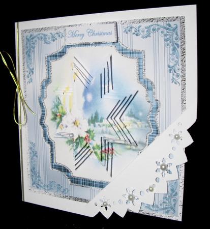 Christmas Star Card with Star Pyramid Layers by Dianne Jackson