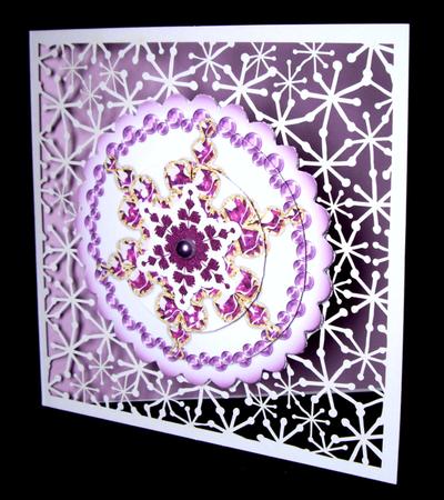 Beautiful Snowflake Square Topper 1 by Dianne Jackson