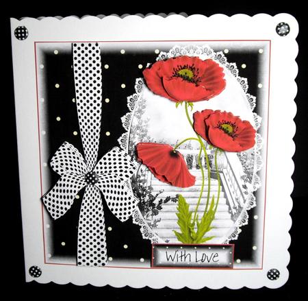 The Poppy's Card Topper by Dianne Jackson