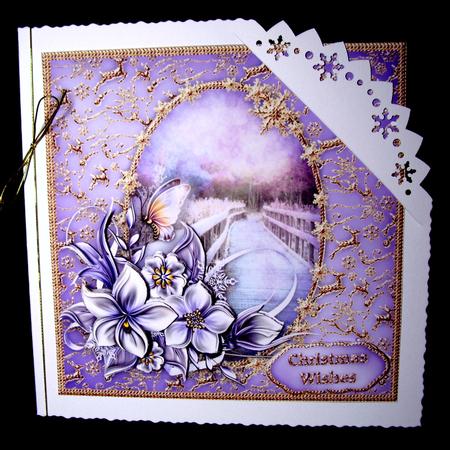 Lilac and Gold Christmas by Dianne Jackson