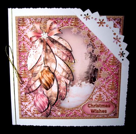 Pink and Gold Christmas by Dianne Jackson
