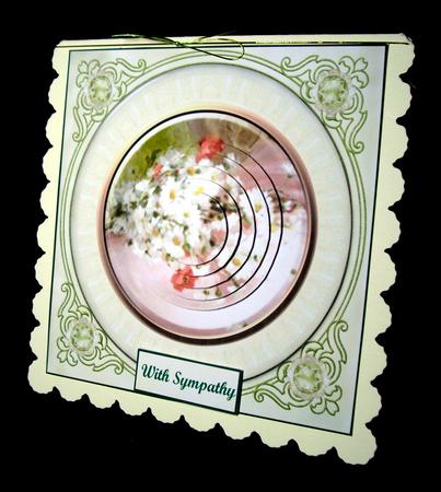 Just Daisy's Card Topper & Pyramid Layers by Dianne Jackson