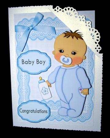 Lovely Baby Boy Clutching His Bottle by Dianne Jackson