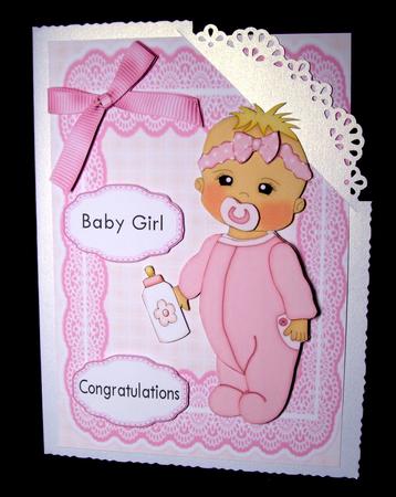 Lovely Baby Girl Clutching Her Bottle by Dianne Jackson