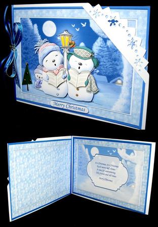 Merry Snowmen Christmas Insert for Cup463009_68 by Dianne Jackson