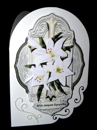 Shield Sympathy Lilies by Dianne Jackson