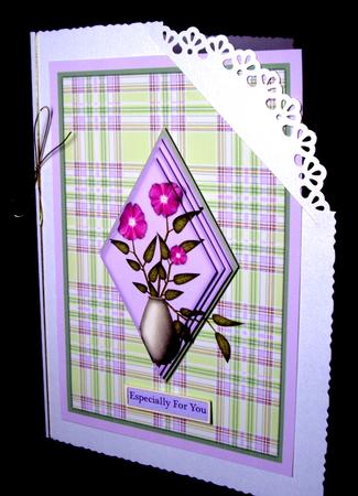 Diamond Floral Pyramage by Dianne Jackson