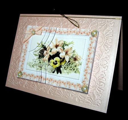 Floral Bouquet Shaped Side Stacker by Dianne Jackson