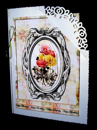 Roses Framed Pryamage by Dianne Jackson