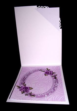 Purple Floral Verse by Dianne Jackson