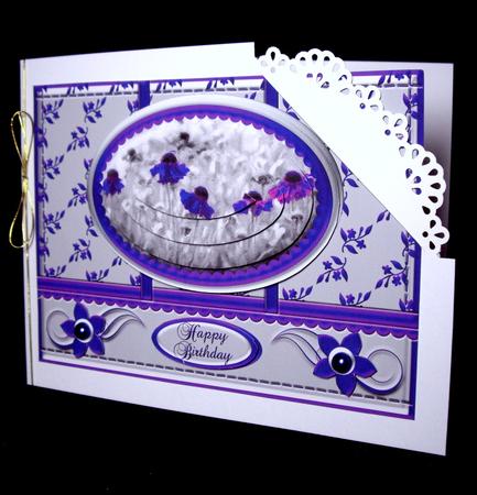 A Touch of Floral Colour - Purple by Dianne Jackson