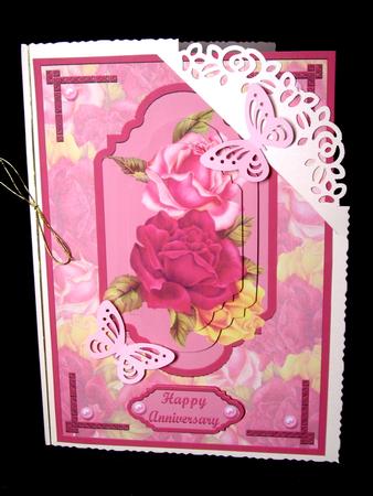 Roses Card Front by Dianne Jackson