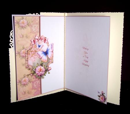 Scented Roses Birthday Insert by Dianne Jackson