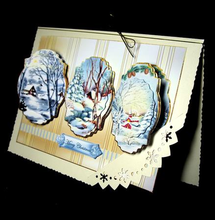 Vintage Winter Scenes Panel Card by Dianne Jackson