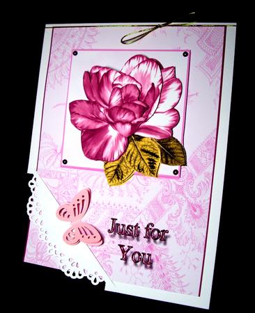 A Pink Silk Rose for You by Dianne Jackson