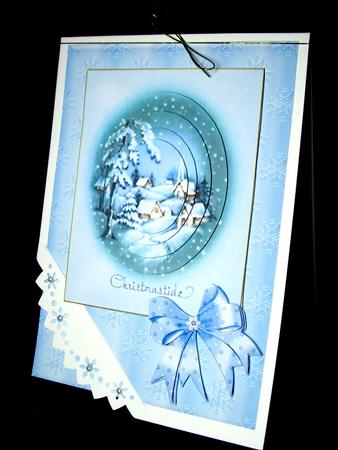Snow Village Scene by Dianne Jackson