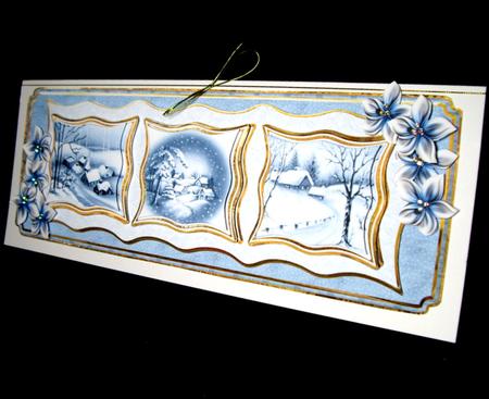 Vintage Blue Blue Christmas by Dianne Jackson