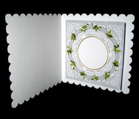 Ice Church Wu Happy Christmas 8in Insert Panel by Dianne Jackson