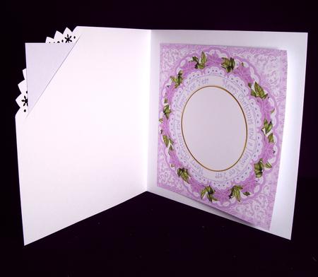 Sscene Lilac Merry Christmas Hny 8in Insert Panel by Dianne Jackson