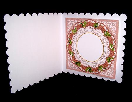 Snowy Village Christmas Wishes 8in Insert Panel by Dianne Jackson