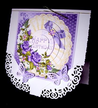 Lavender Roses Pyramid by Dianne Jackson
